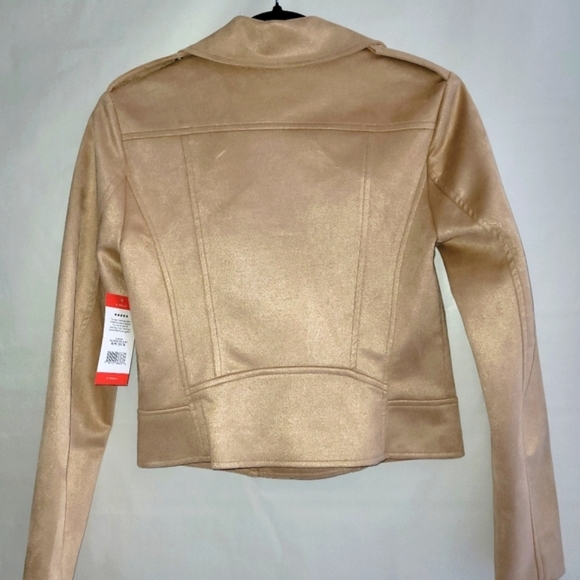 NWT BB Dakota by Steve Madden Ladies Vegan Suede Moto Jacket - Picture 3 of 15